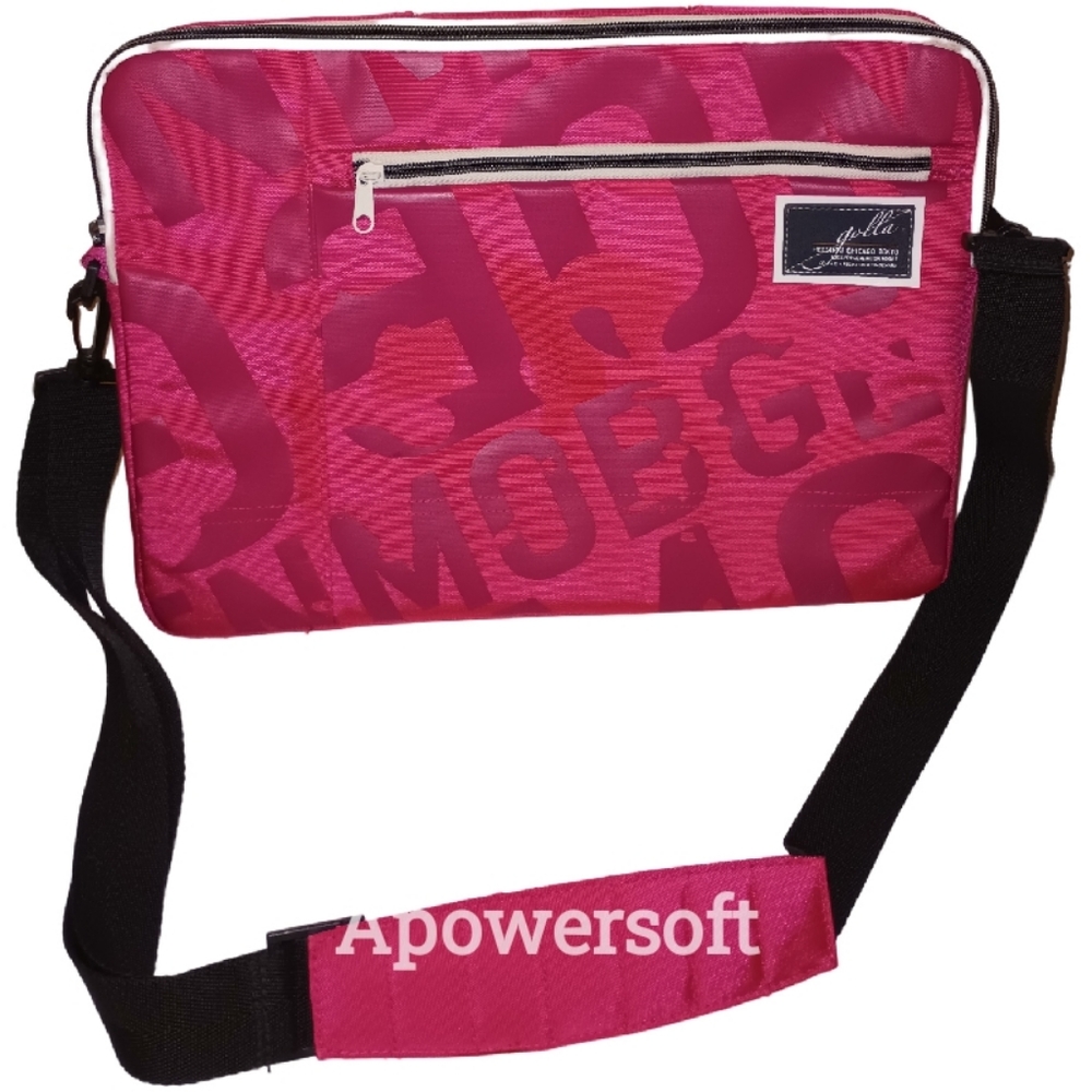 Golla Pink Laptop Bag with Detachable&Adjustable Strap with Comfort pad